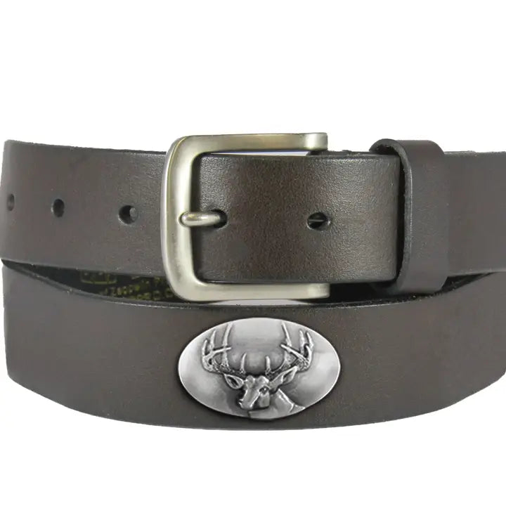 BELT-BUCK DEER LEATHER