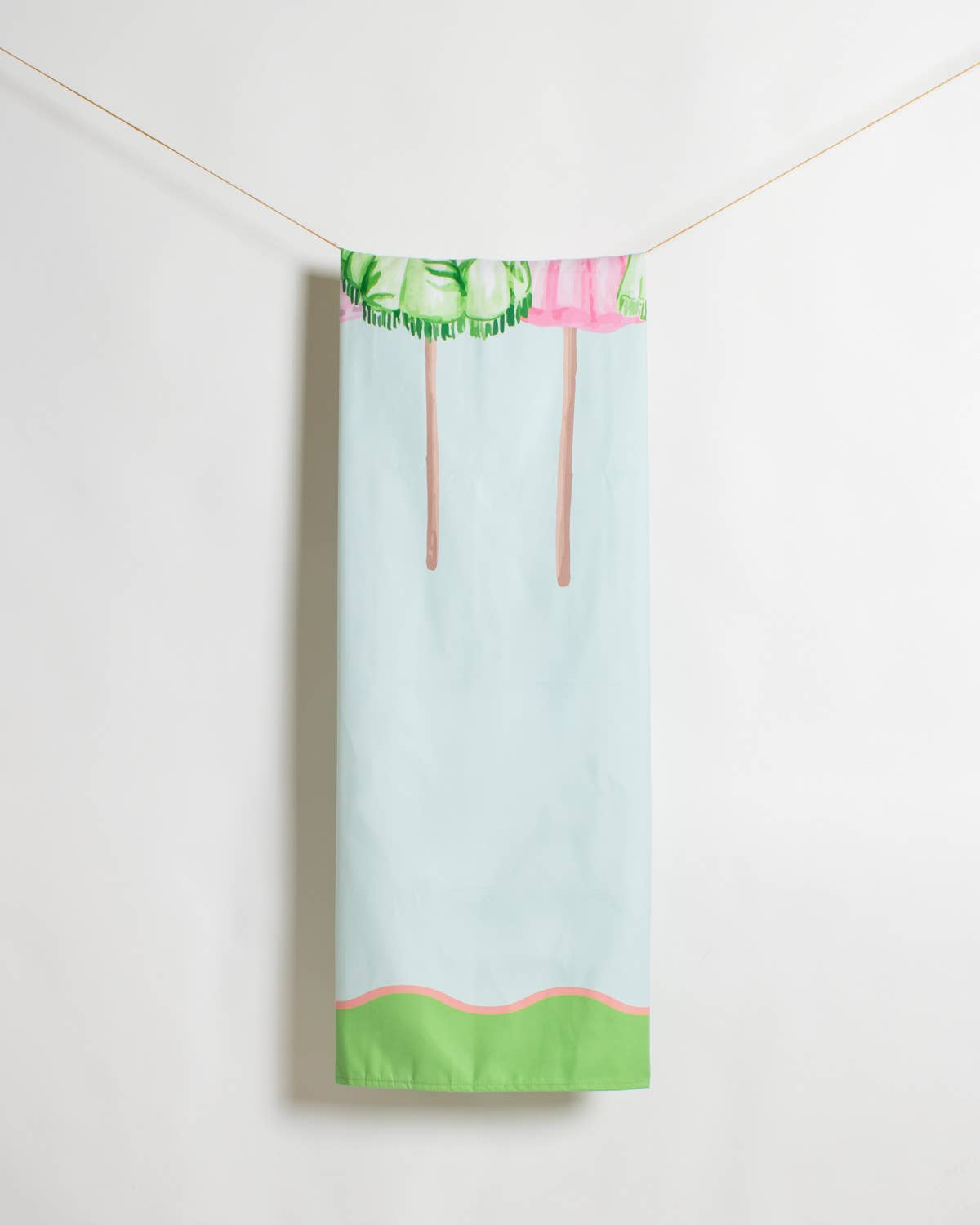 Riviera Giant Beach Towel - Blue/Green/Pink