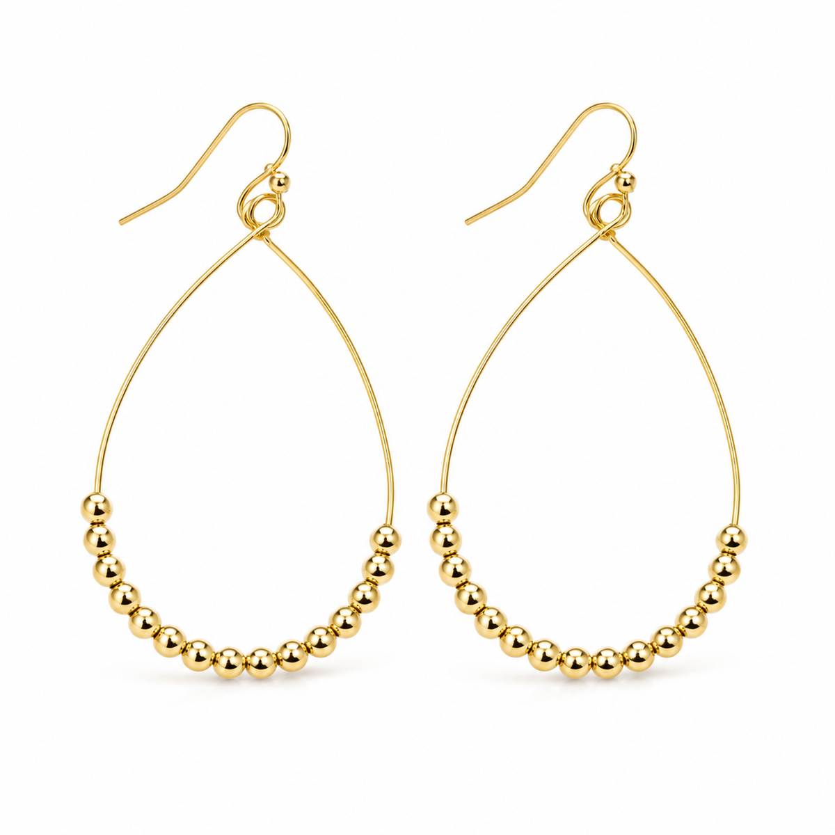 Aster Beaded Earring in Gold