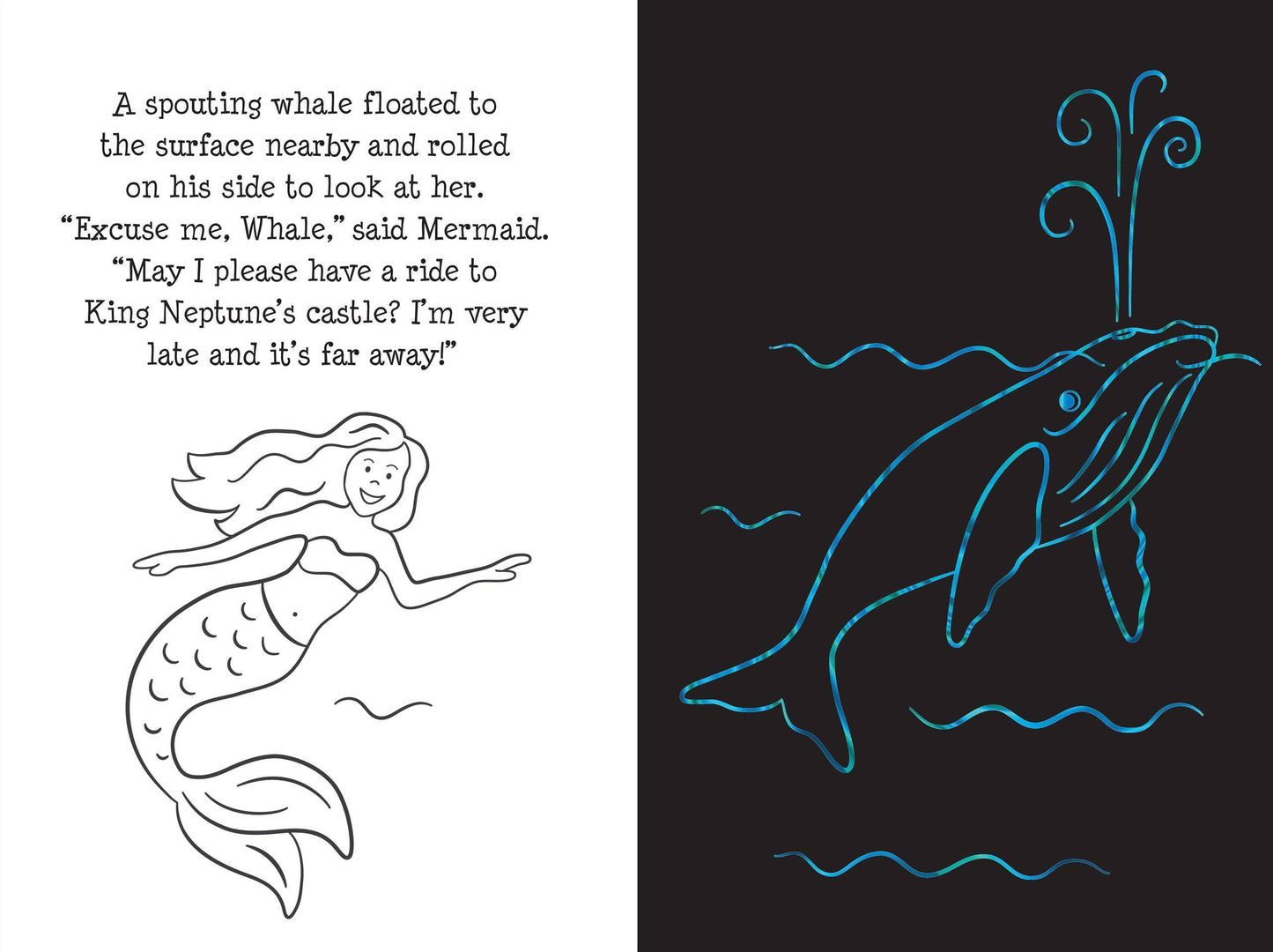 Mermaid Adventure Scratch and Sketch