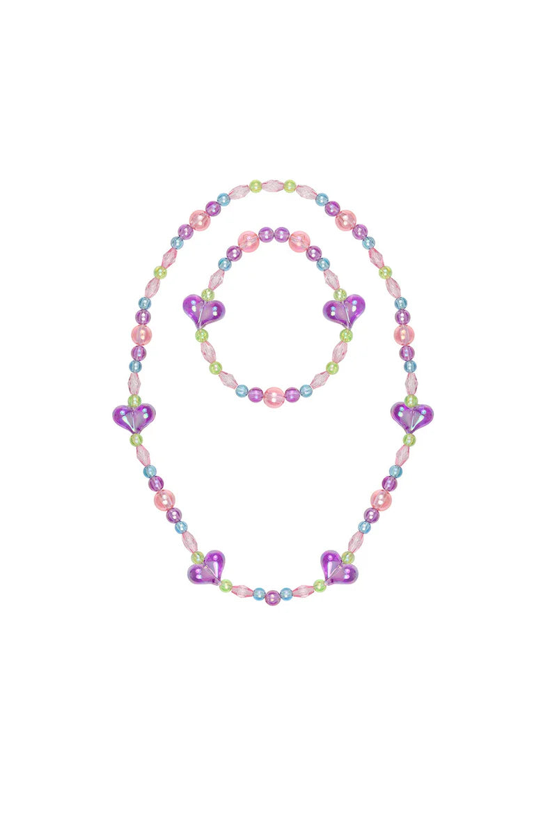 MY HEART WILL GO ON NECKLACE AND BRACELET SET