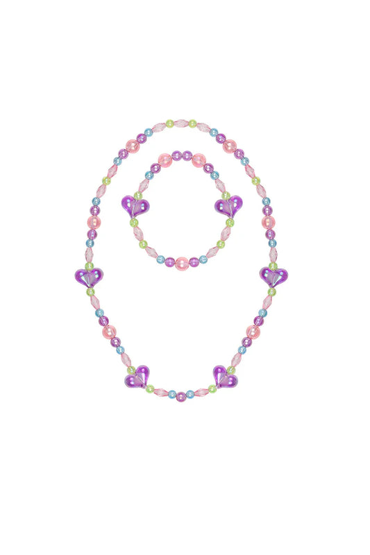 MY HEART WILL GO ON NECKLACE AND BRACELET SET