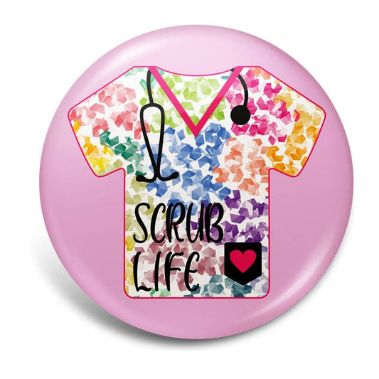Scrub Life Colorful Badge Reel