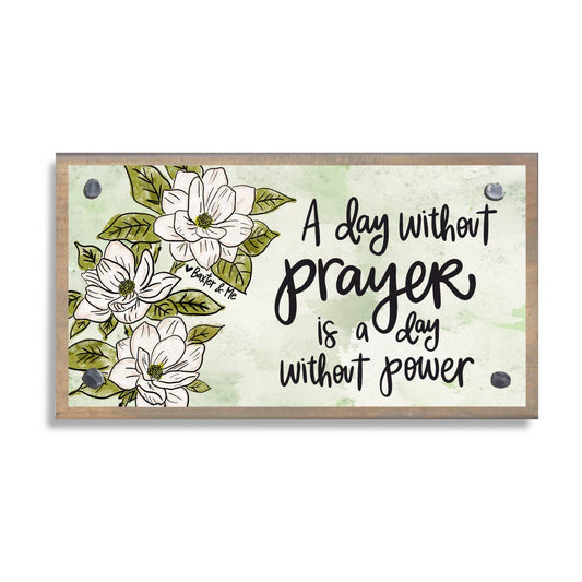 Power In Prayer Driftwood Happy Block