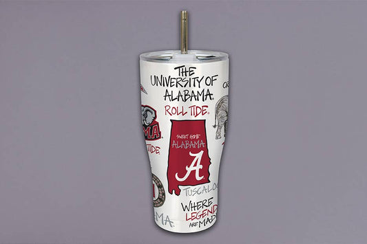 ALABAMA ICON METAL TUMBLER