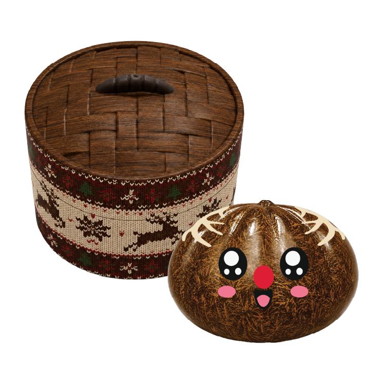 Fun Doh Petite (Mini) Squishy Christmas Dumplings Toy