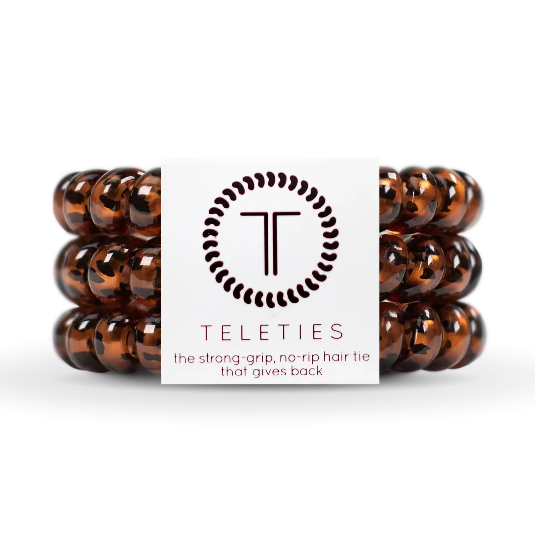 LARGE SPIRAL HAIR COILS - TORTOISE