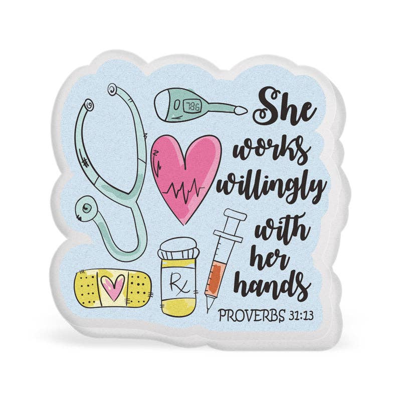 She Works Willingly Acrylic