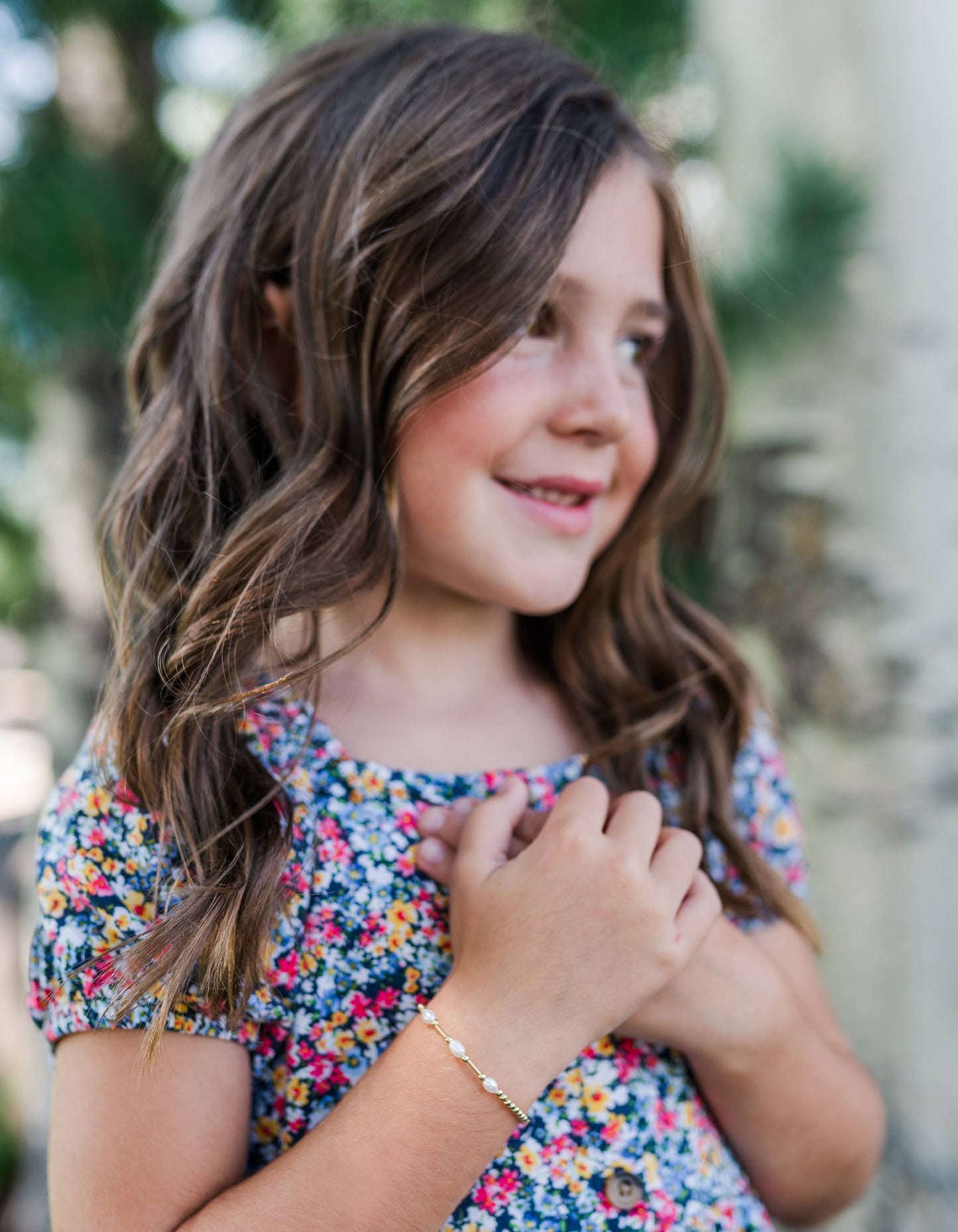 Little Girls14K Gold-Plated Pearl Baby Bracelet - Emery