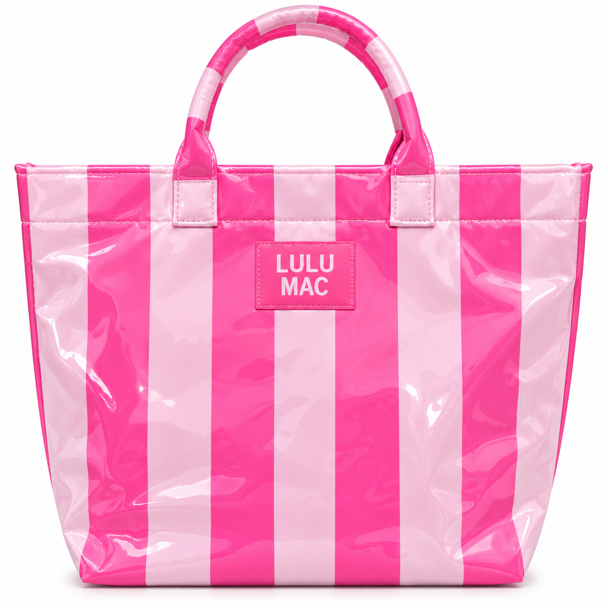 TOTE BAG LT PINK/BUBBLEGUM STRIPE
