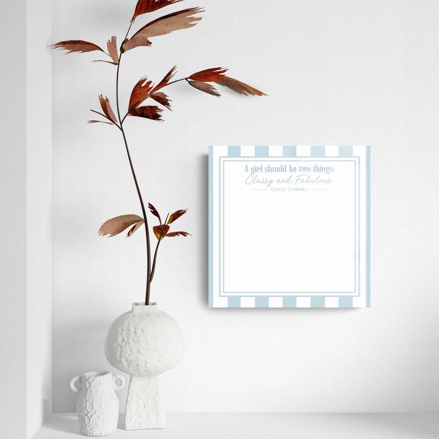 Dry Erase Glass Marker Board, Wall Decor, Gift for Women