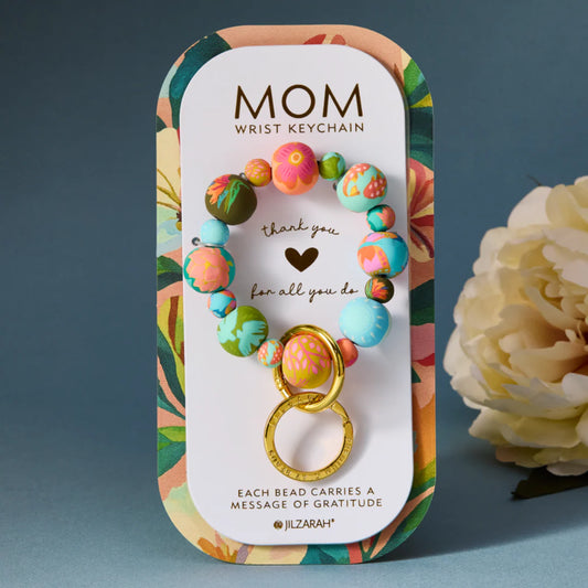 Wrist Keychain- LOVING MOM