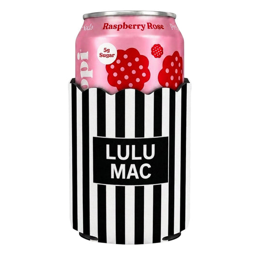 Black Stripe Koozie