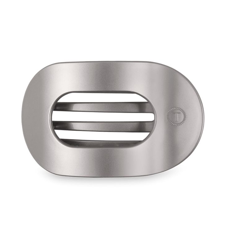 TELETIES Flat Round Hair Clip for Women - Durable Plastic Hair Accessory