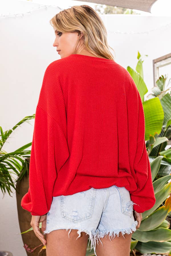 Georgia Comfy Oversize Graphic Sweatshirt, Gameday