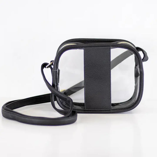 EMMA CLEAR CROSSBODY BLACK