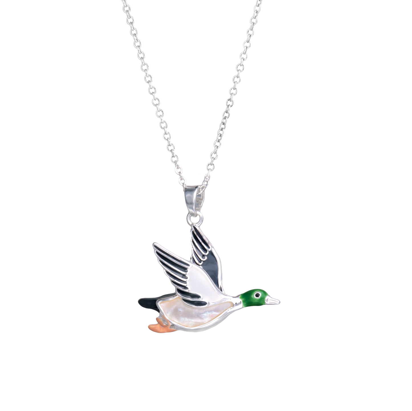 Mallard Necklace - Silver