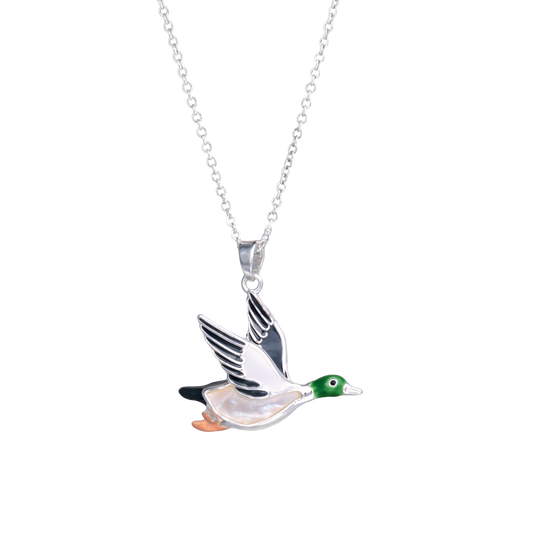 Mallard Necklace - Silver