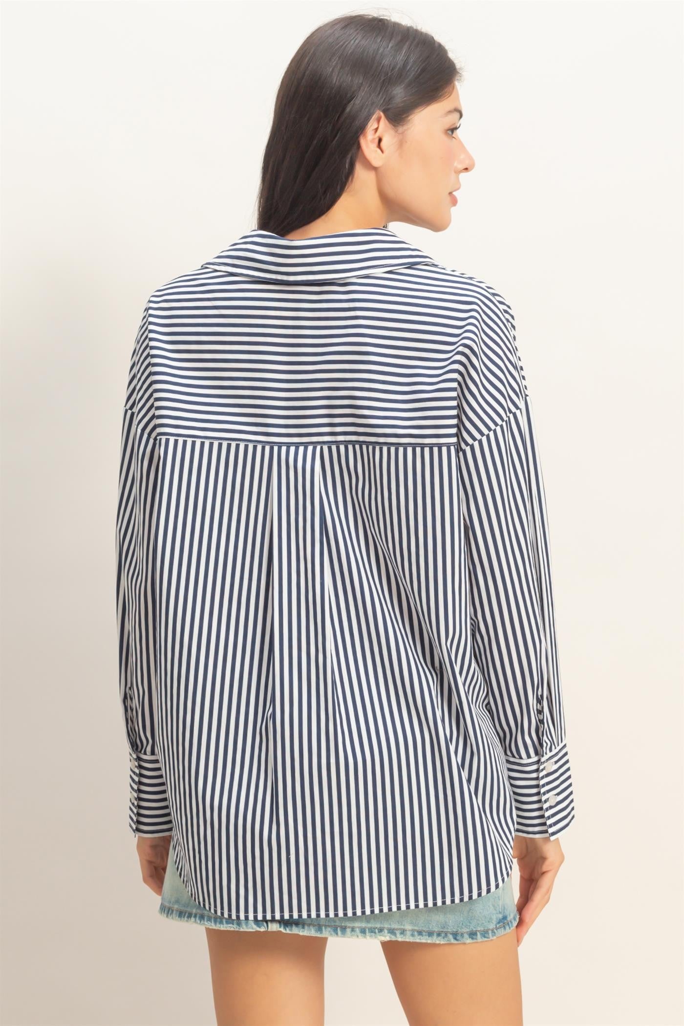 LENNIE TOP - NAVY