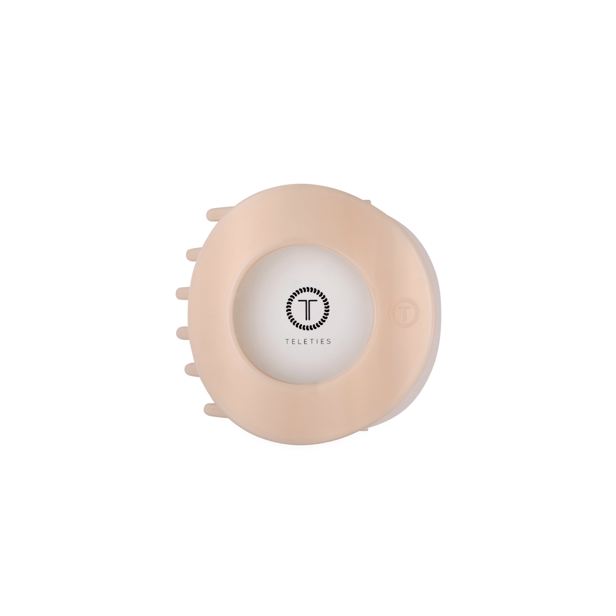 Almond Beige | Medium | Flat Circle Hair Clip