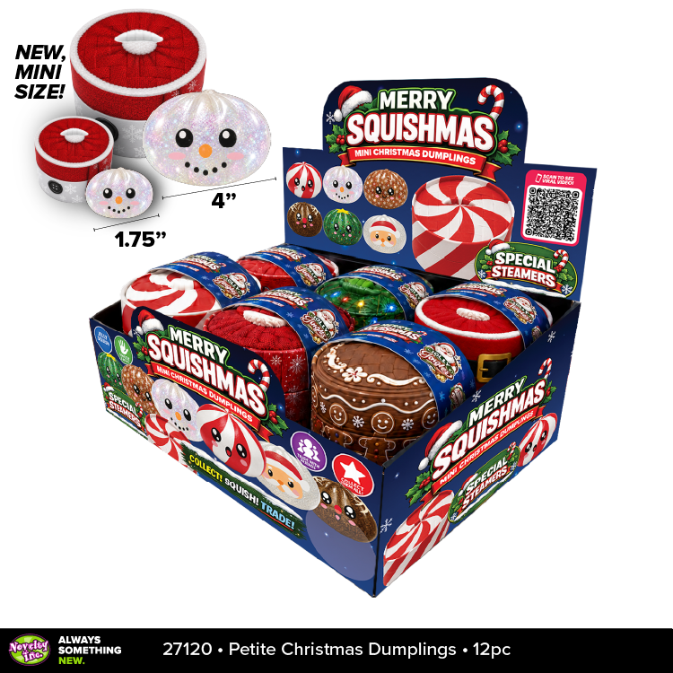 Fun Doh Petite (Mini) Squishy Christmas Dumplings Toy