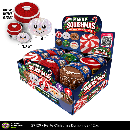 Fun Doh Petite (Mini) Squishy Christmas Dumplings Toy