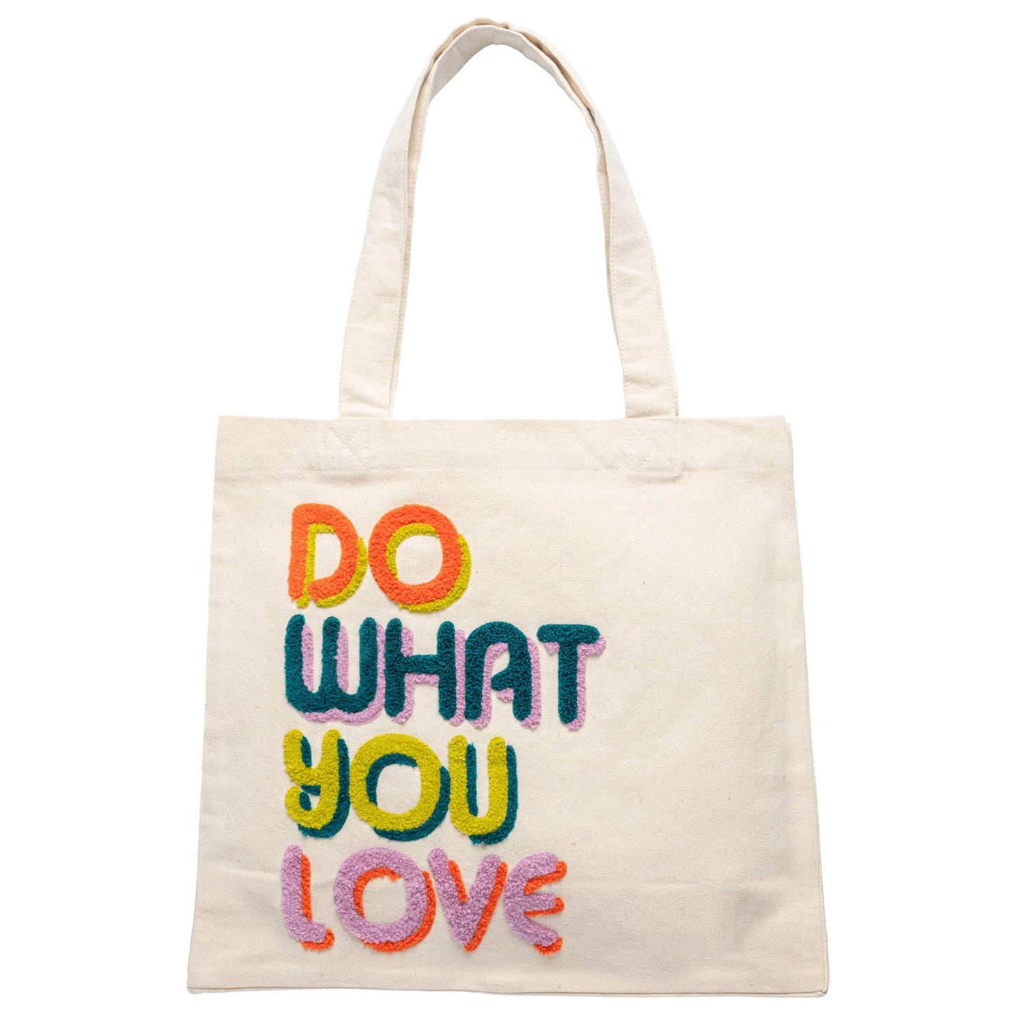 Embroidered Canvas Tote