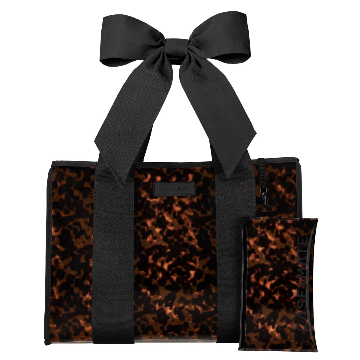 Case-Mate Tortoiseshell Bow Jelly Tote Bag (Classic)