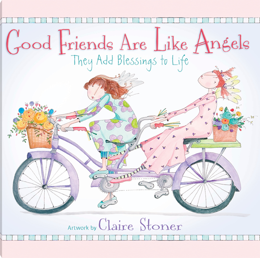 GOOD FRIENDS ARE LIKE ANGELS BOOK