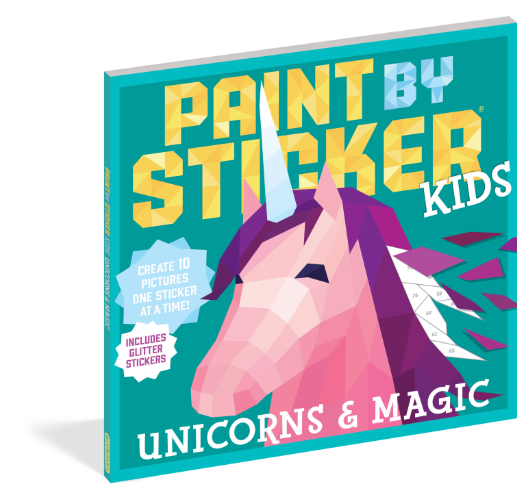 Paint by Sticker Kids: Unicorns & Magic