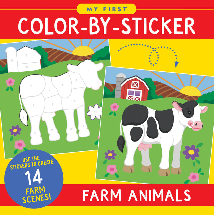 COLOR BY STICKER - FARM ANIMALS