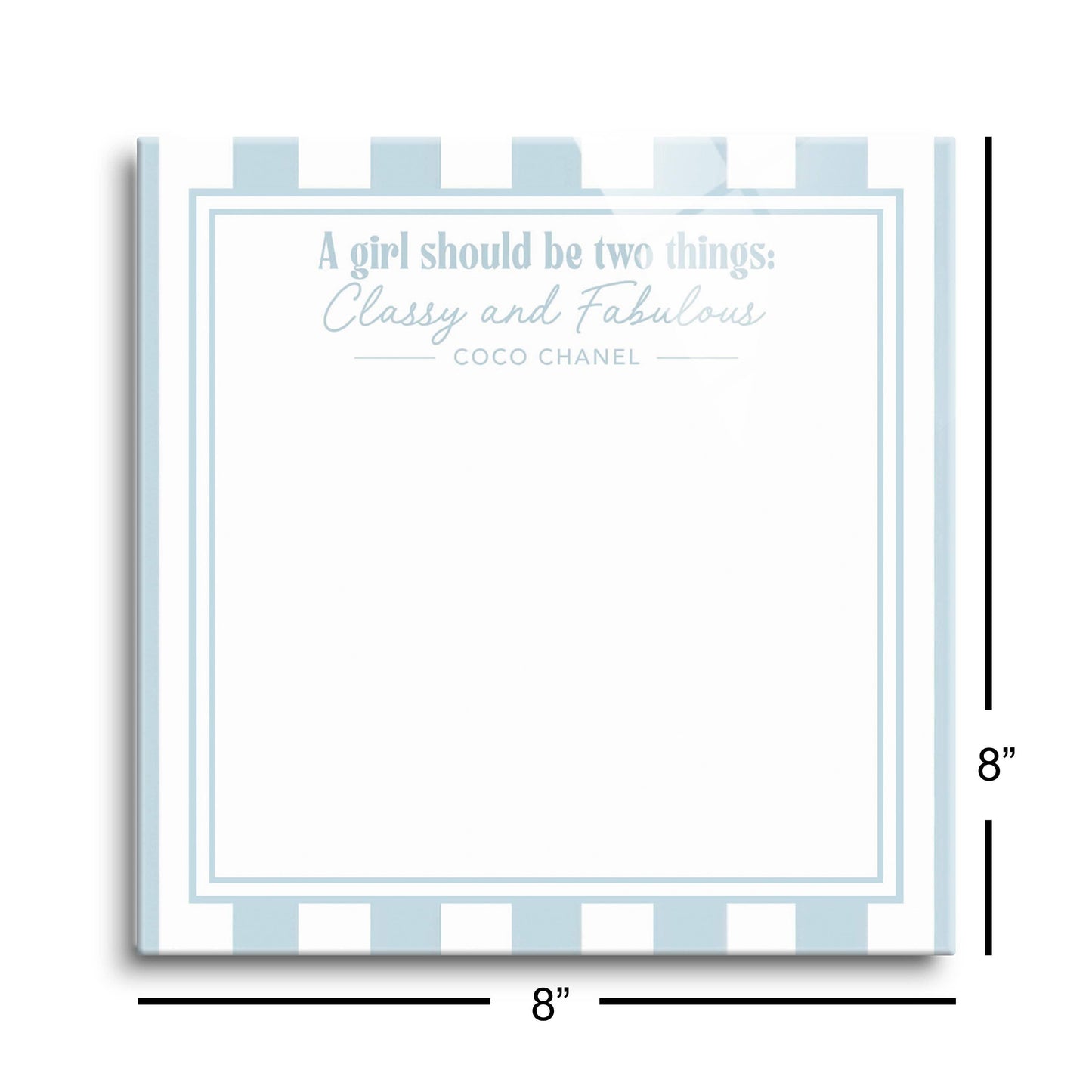 Dry Erase Glass Marker Board, Wall Decor, Gift for Women