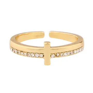 DIAMOND CROSS: RING