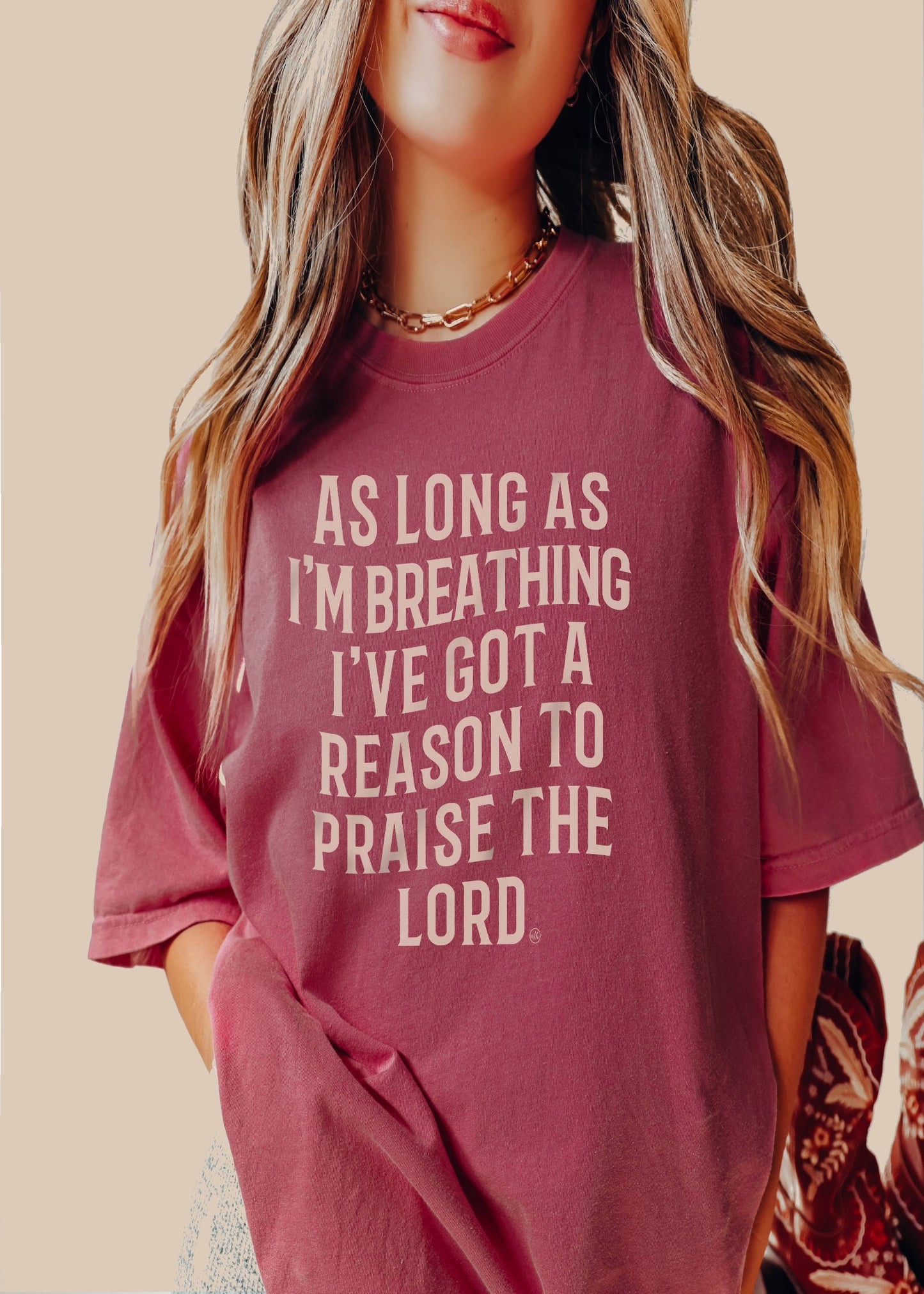 As Long As I'm Breathing I will Praise Christian Tee