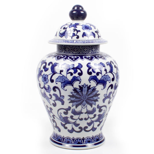 Porcelain Chinoiserie Ginger Jar - Extra Large