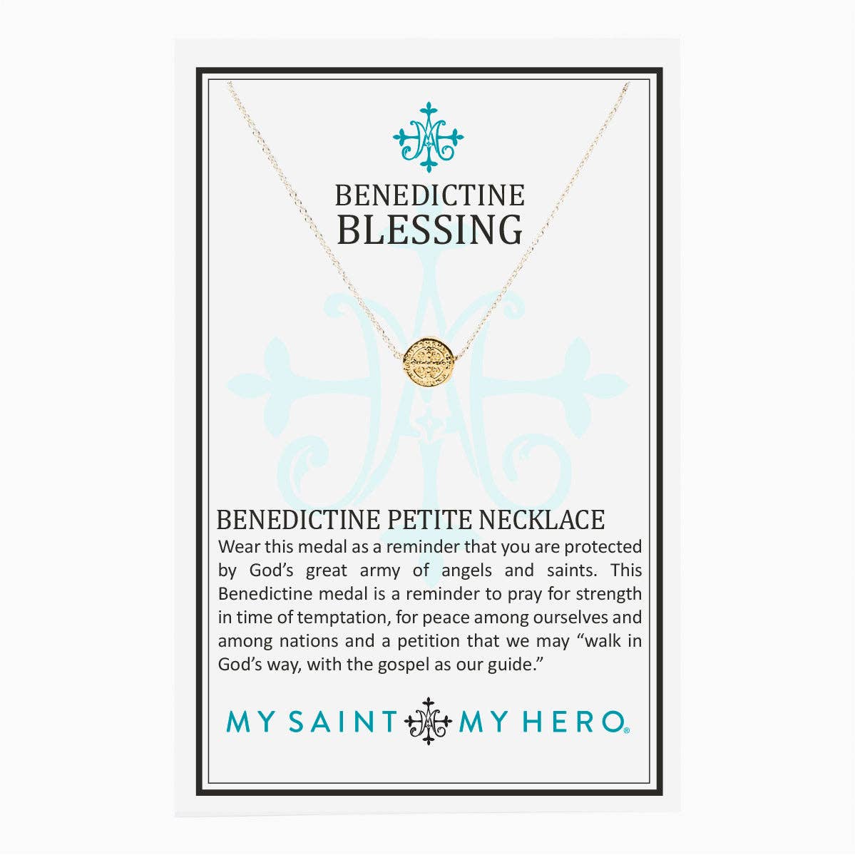 Benedictine Petite Necklace - Silver