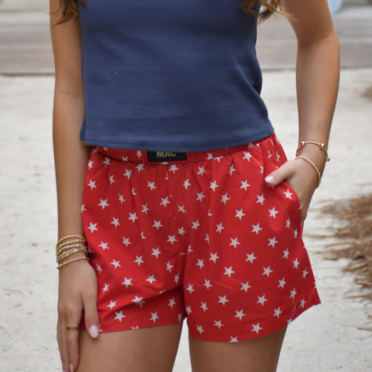 RED STAR BOXER SHORT