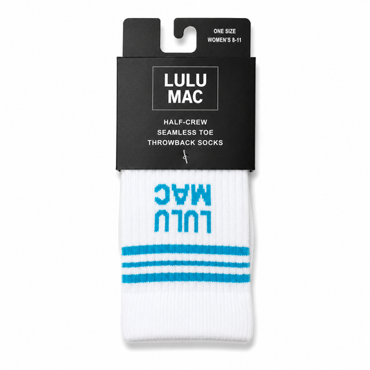 Lulu Mac Socks Single Pair - TURQUOISE
