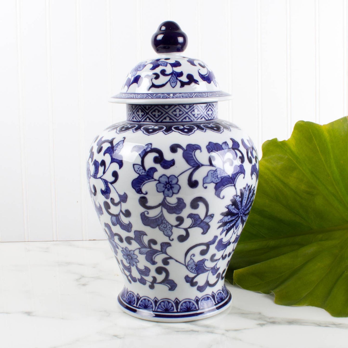 Porcelain Chinoiserie Ginger Jar - Extra Large