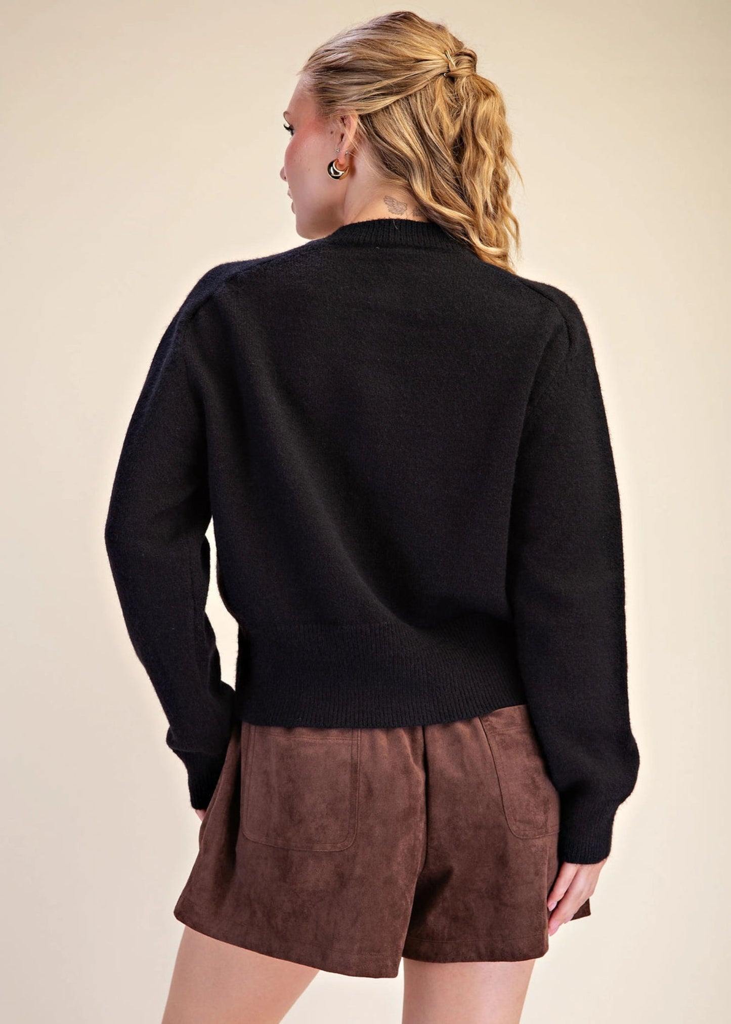 JESSE SWEATER - BLACK