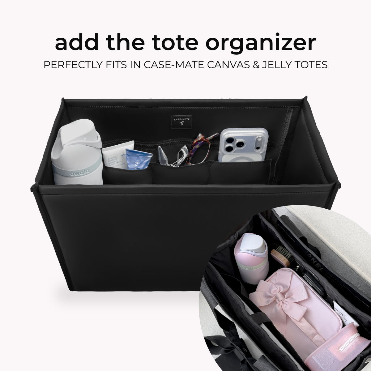 Case-Mate Tortoiseshell Bow Jelly Tote Bag (Classic)