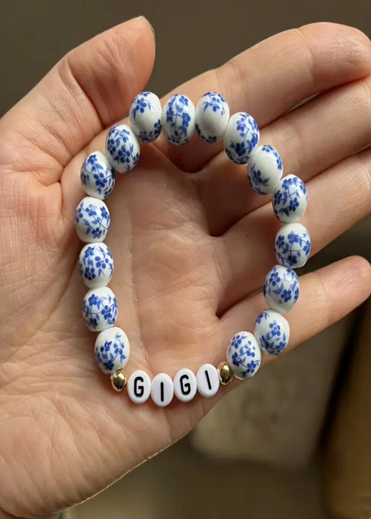 MOM'S BEAD STRECH BRACELET