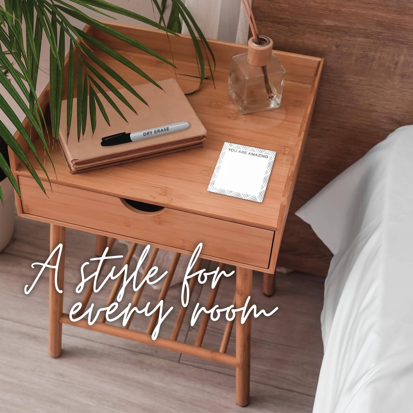 Dry Erase Board, Inspiring Message Board, Glass Marker Board