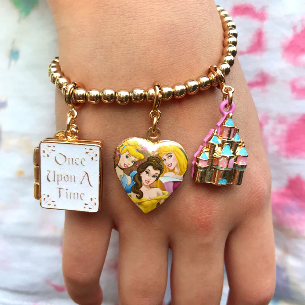 GOLD PRINCESS BOOK CHARM
