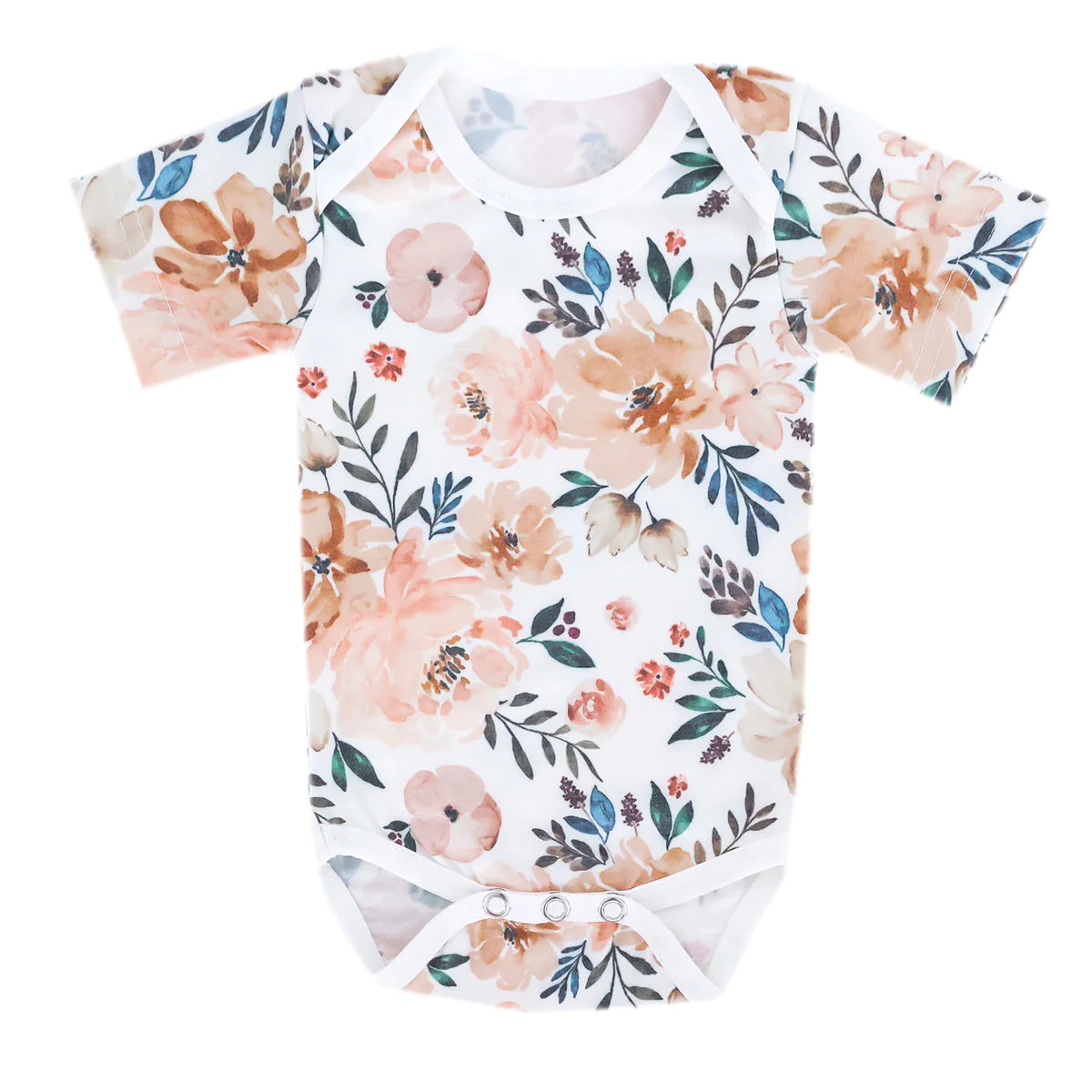 AUTUMN SHORT SLEEVE BODYSUIT-AUTUMN : 0-3MO