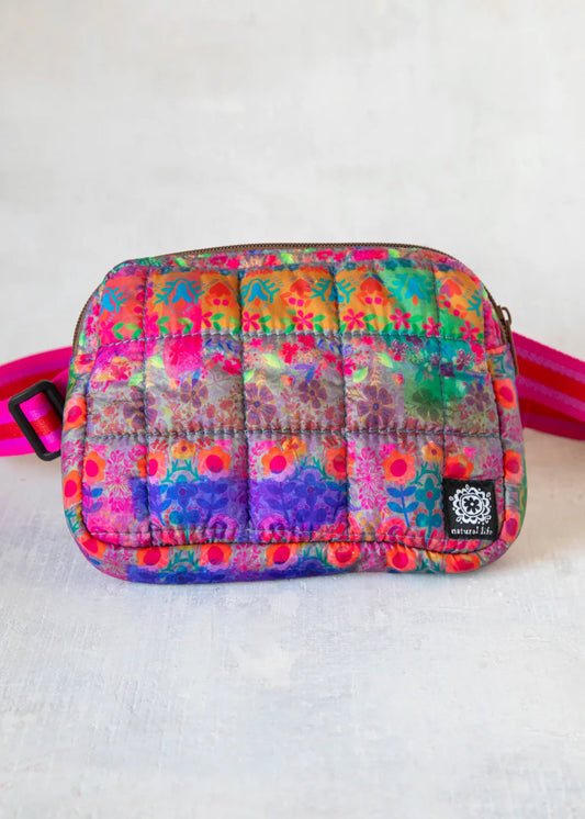 EVERYDAY PUFFY FANNY PACK - PURPLE & PINK