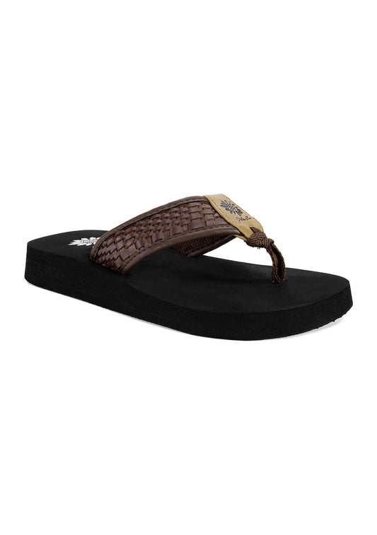 Fiori Flip Flop Brown