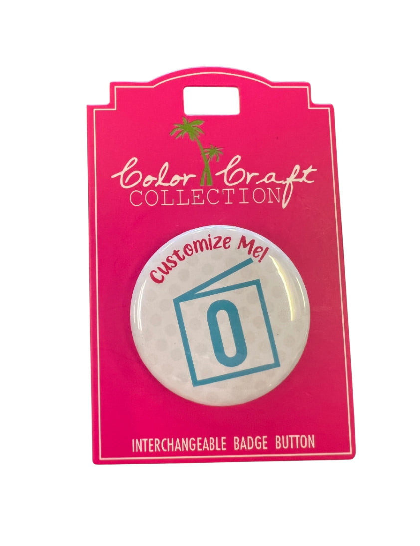 INTERCHANGEABLE ACRYLIC- CUSTOM BUTTON