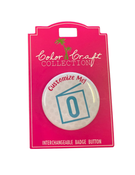 INTERCHANGEABLE ACRYLIC- CUSTOM BUTTON