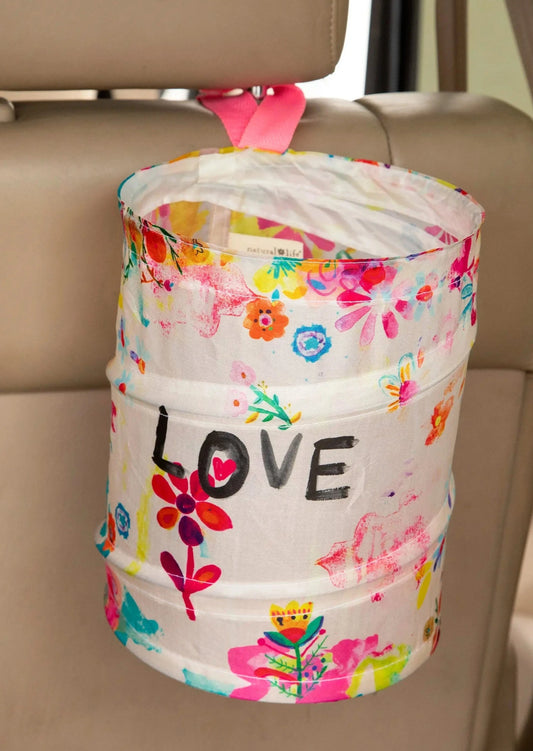 POP UP CAR TRASH CAN-CREAM LOVE